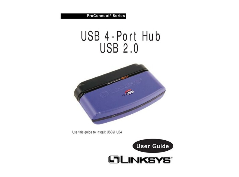 Linksys USB2HUB4 - ProConnect USB Hub User manual