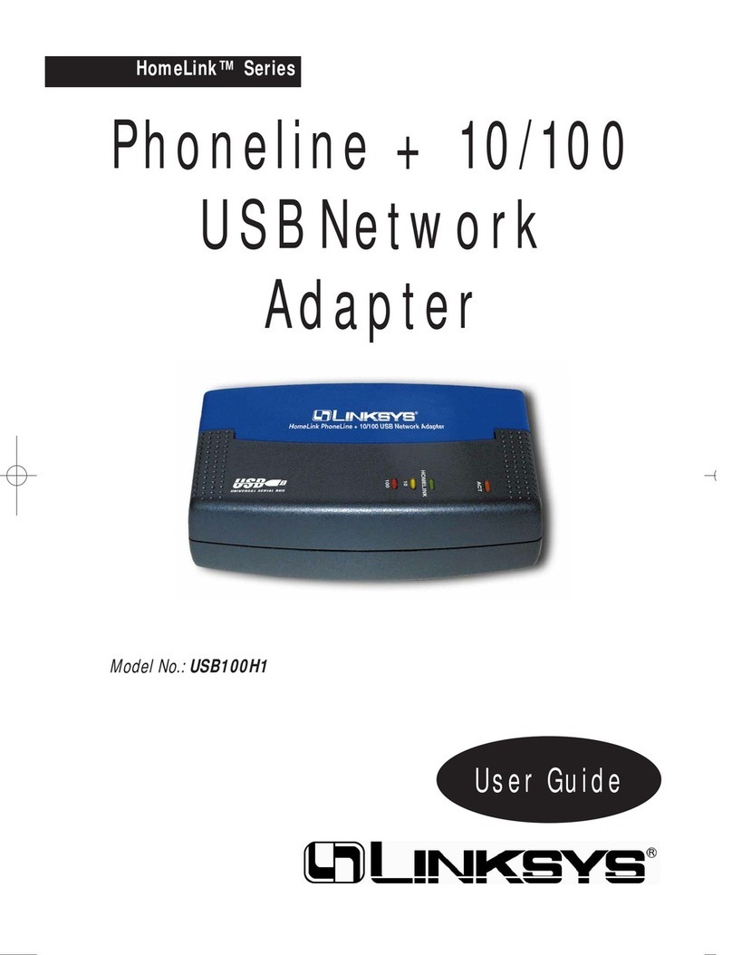Linksys USB100H1 User manual Linksys USB100H1 User manual