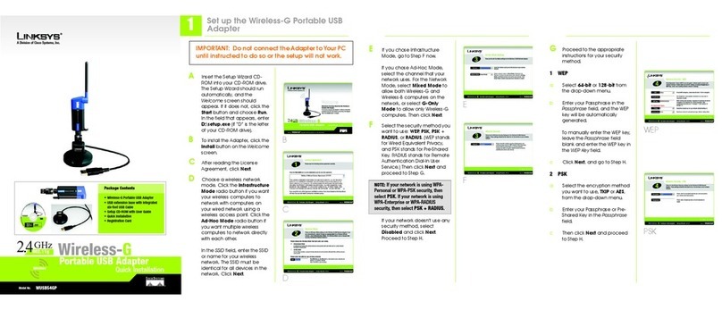 Linksys WUSB54GP Original operating instructions