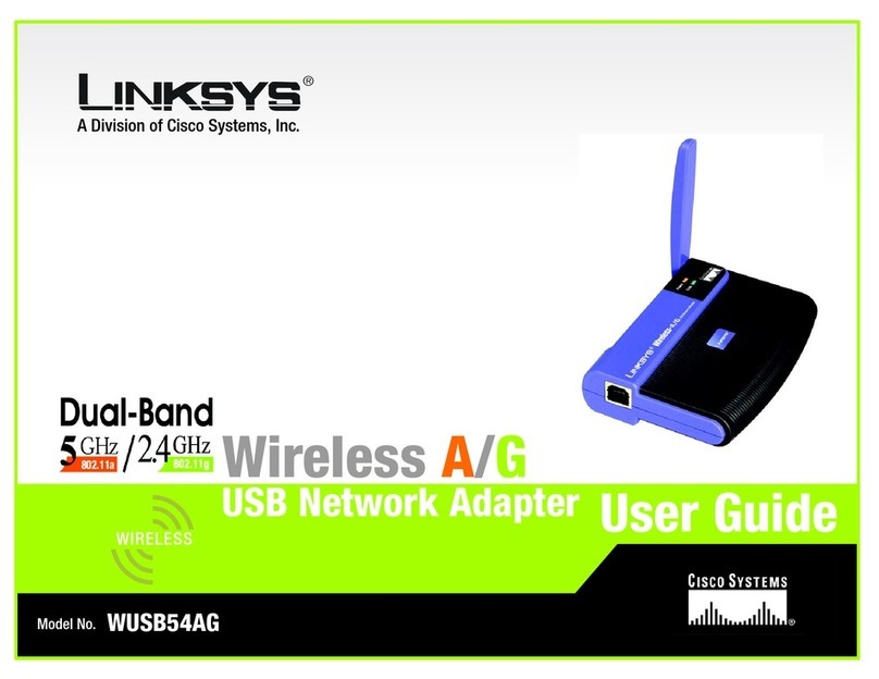 Linksys WUSB54AG user guide