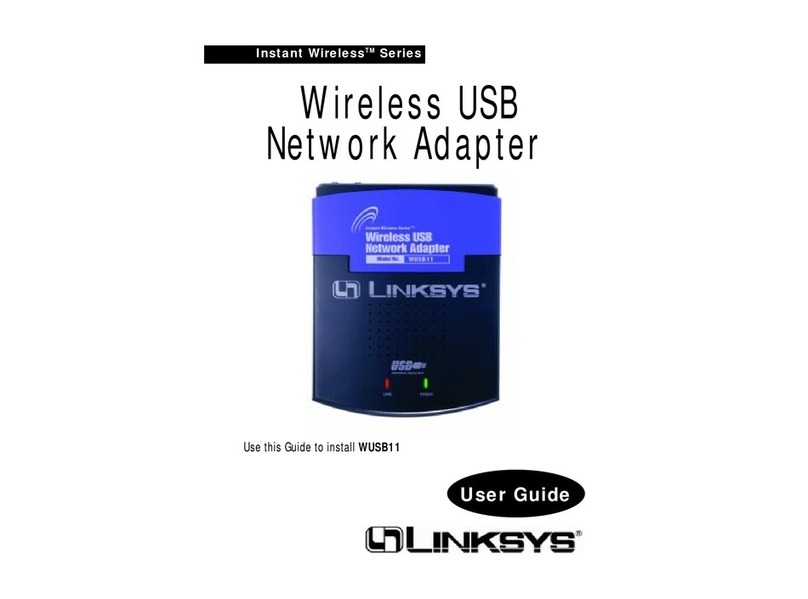 Linksys WUSB11 ver. 2.6 user guide