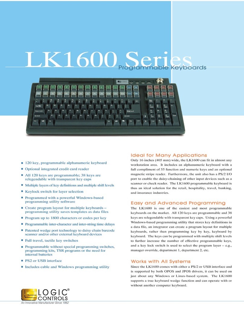 Logic Controls LK1600 Series User manual