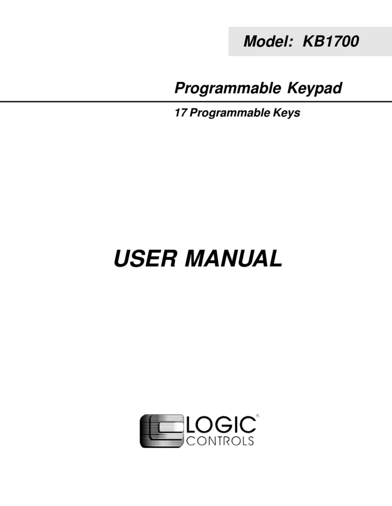 Logic Controls KB1700 user manual