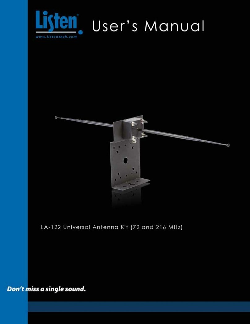 Listen Technologies LA-122 user manual