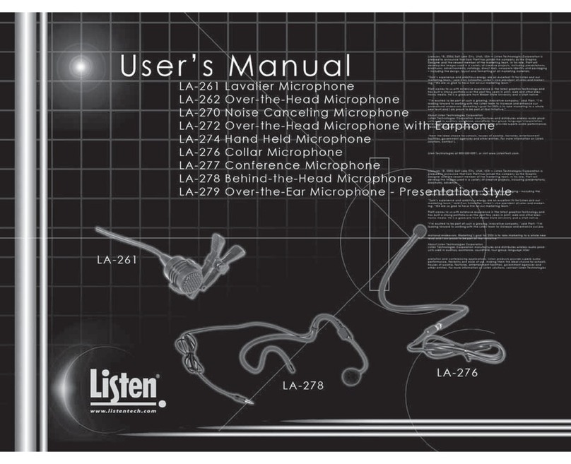 Listen Technologies LA-261 User manual