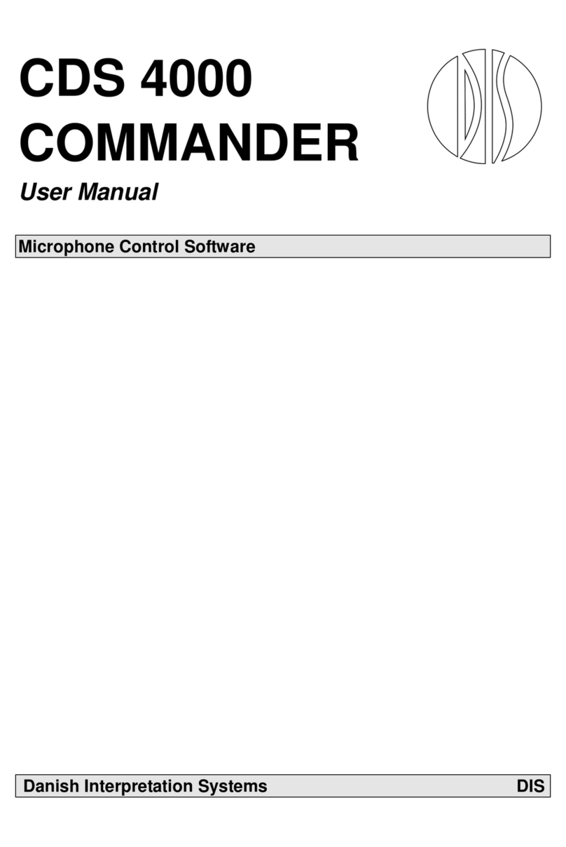 DIS CDS 4000 user manual