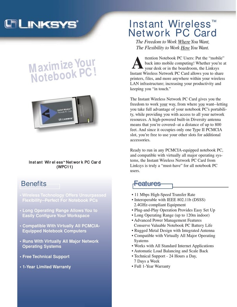 Linksys WPC11 User manual Linksys WPC11 User manual