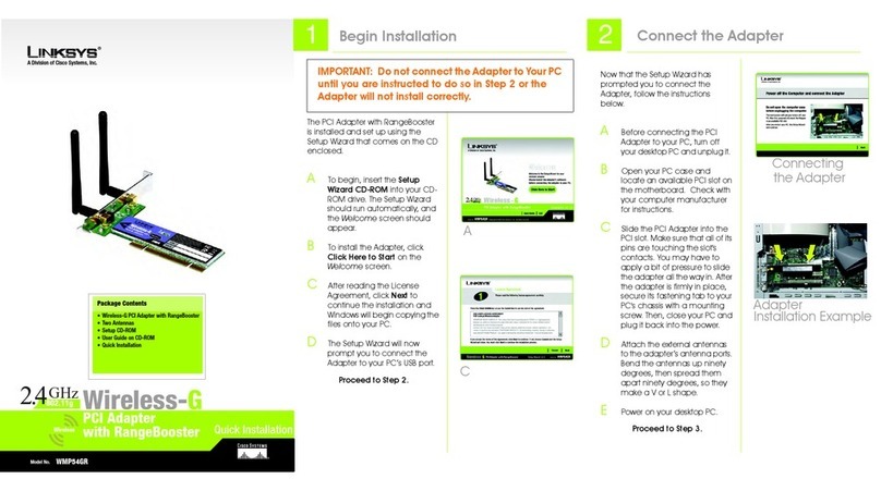 Linksys WMP54GR Original operating instructions