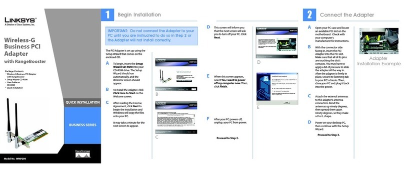 Linksys WMP200 Original operating instructions