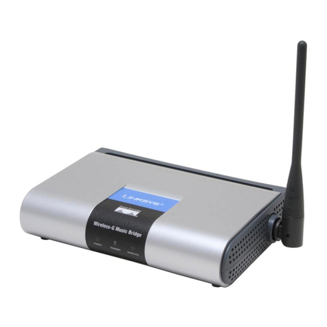 Linksys WMB54G - Wireless-G Music Bridge Network Audio... User manual