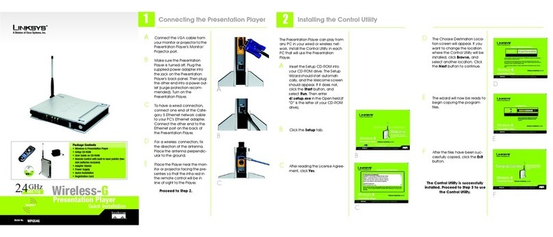 Linksys WPG54G Original operating instructions Linksys WPG54G Original operating instructions