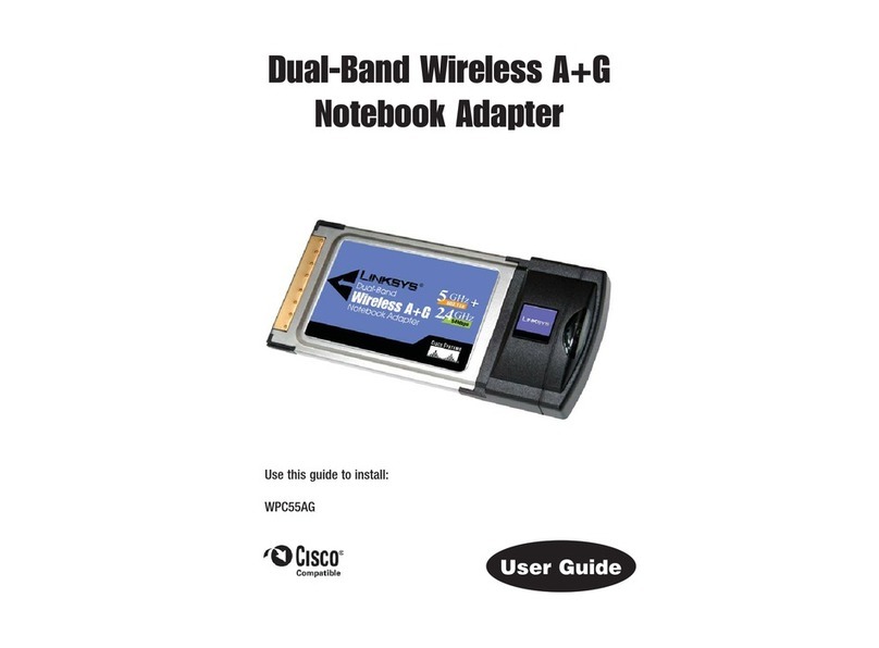 Linksys WPC55AG user guide