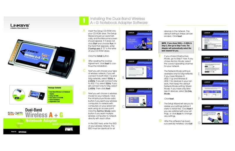 Linksys WPC55AG Original operating instructions