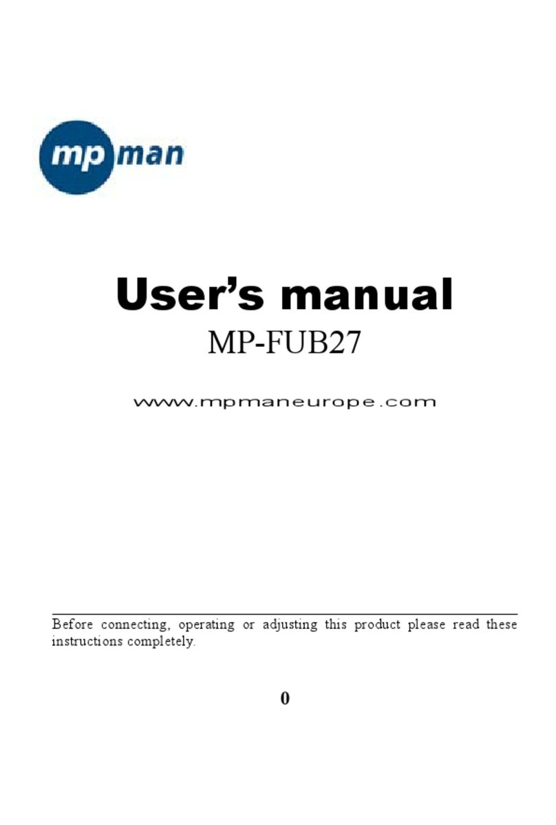 MP-Man MP-FUB27 user manual