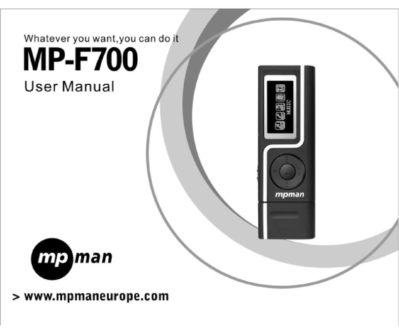 MP-Man MP-F700 User manual