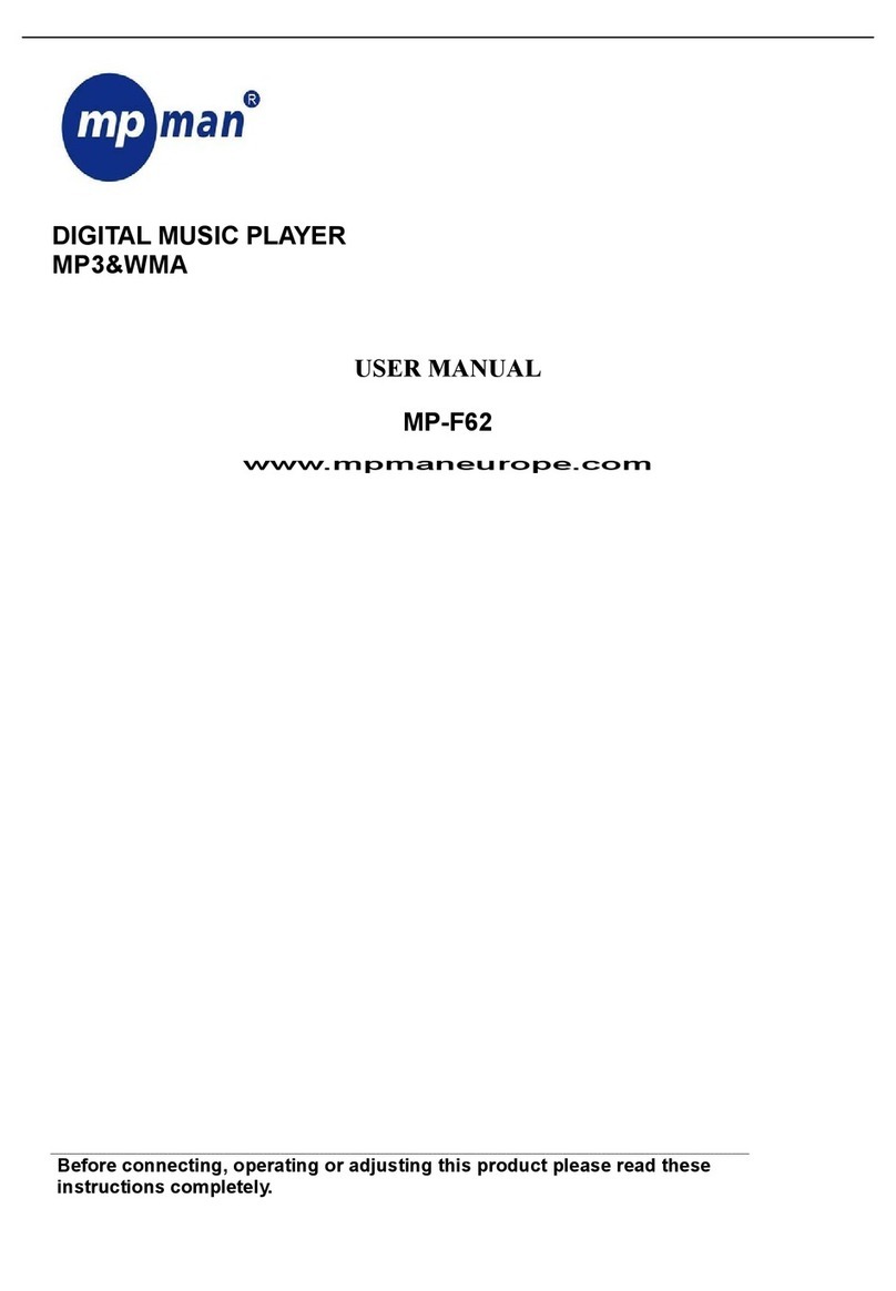 MP-Man MP-F62 User manual