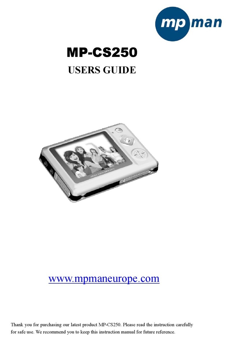 MP-Man MP-CS250 User manual MP-Man MP-CS250 User manual