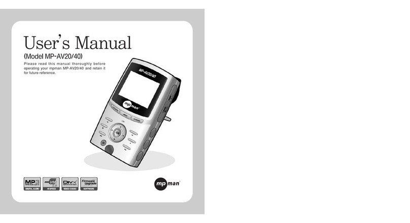 MP-Man MP-AV20 user manual