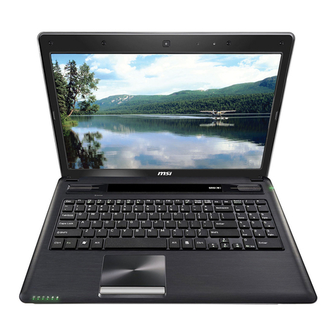 MSI CR640 User manual