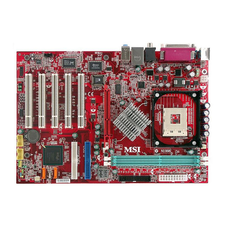 MSI 848P NEO-V - Motherboard - ATX User manual