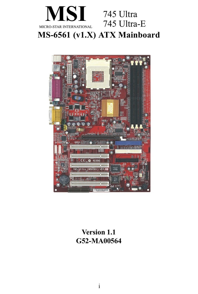 MSI 745 Ultra-E User manual