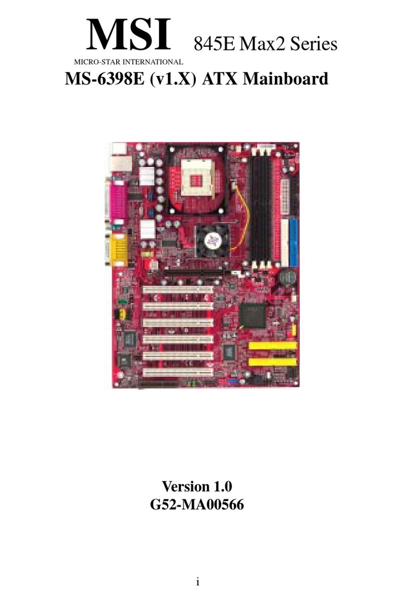 MSI 845E Max2 Series User manual MSI 845E Max2 Series User manual