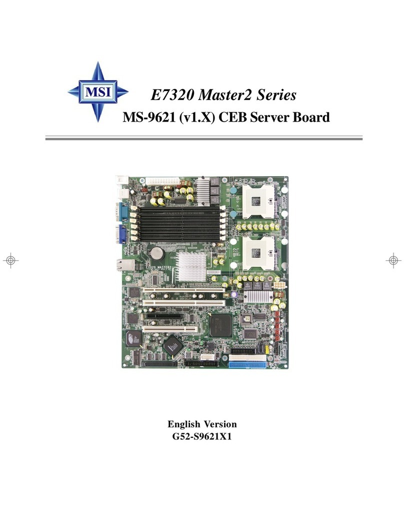 MSI E7320 Master-2S User manual
