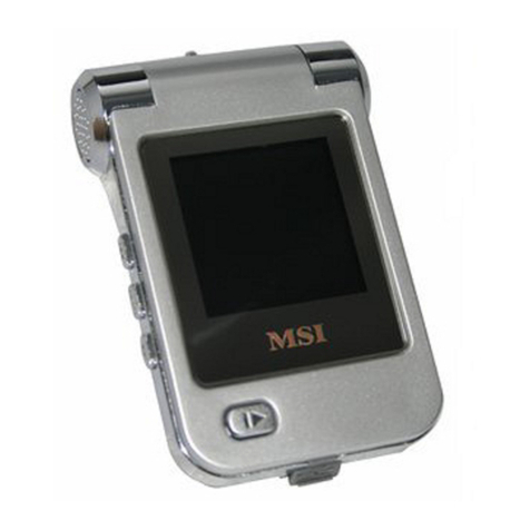 MSI Mega Player P310 512MB Operation manual