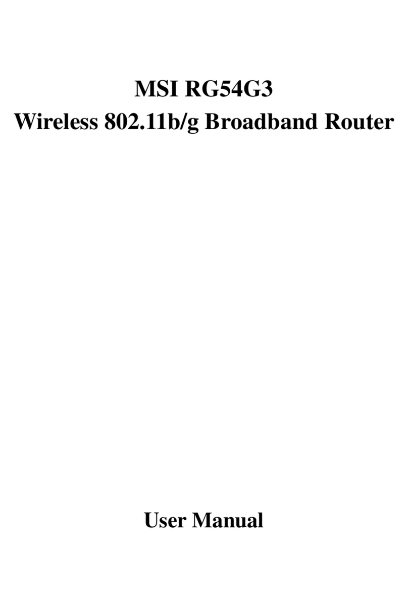 MSI RG-54G3 User manual MSI RG-54G3 User manual