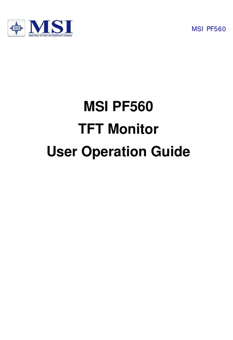 MSI PF560 Operation instructions