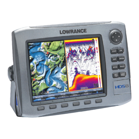 Lowrance HDS-8 quick start guide