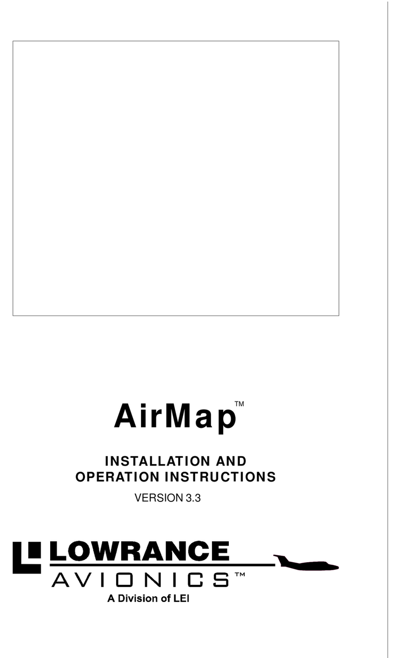 Lowrance AirMap Installation and operation instructions