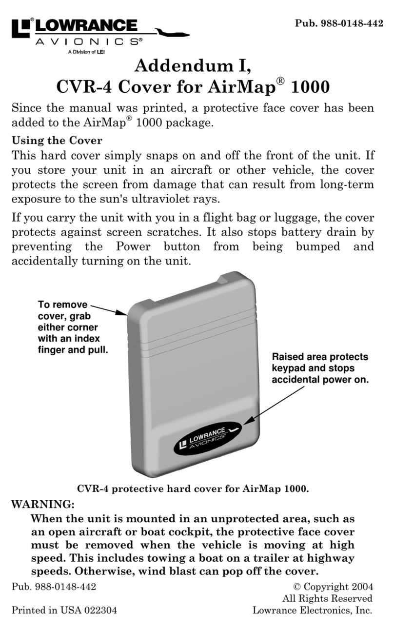 Lowrance 1000 Addendum