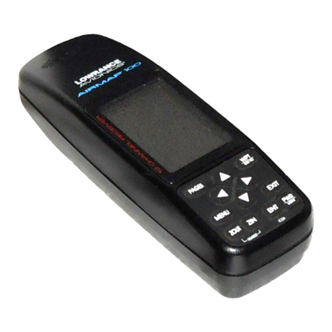 Lowrance 100 Installation and operation instructions