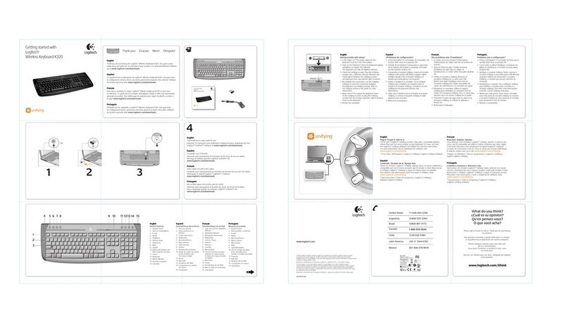 Logitech K320 Get started