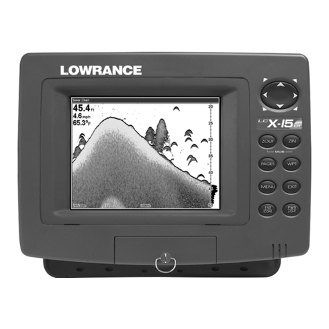 Lowrance LCX-15 CI User manual