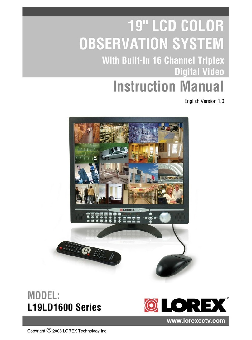 Lorex L19LD1600 Series User manual
