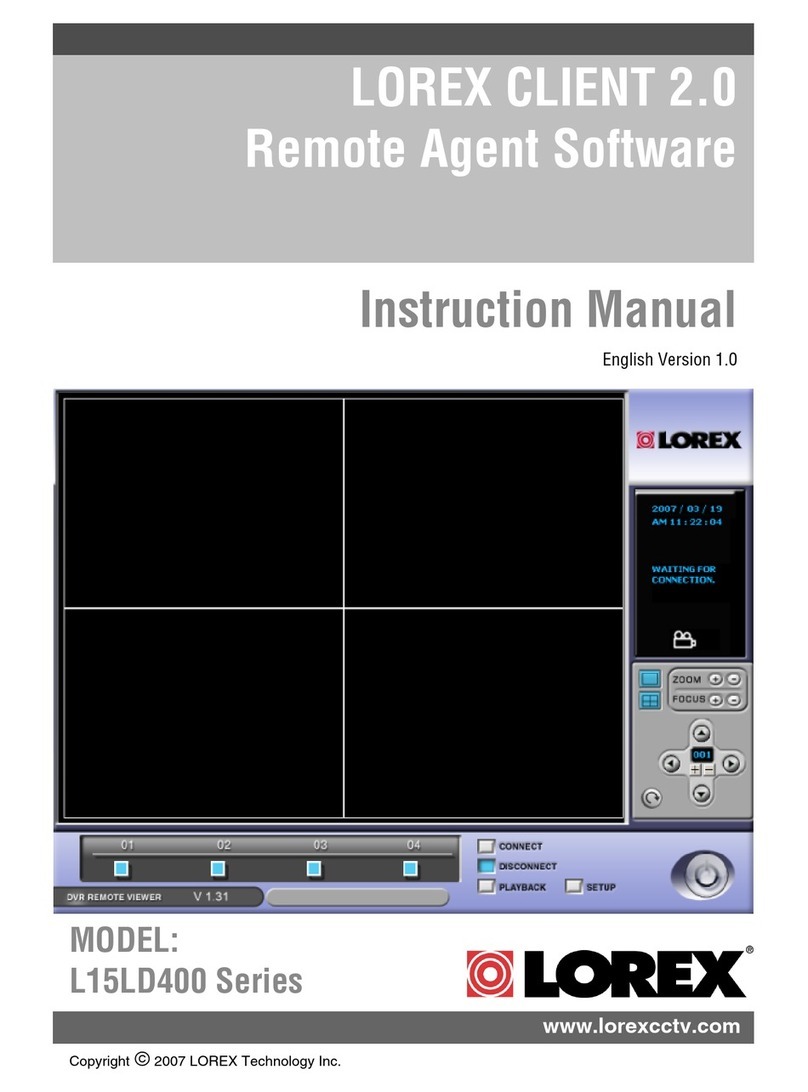 Lorex L15LD400 series instruction manual