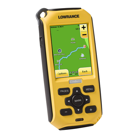 Lowrance Endura Out&Back Operation manual