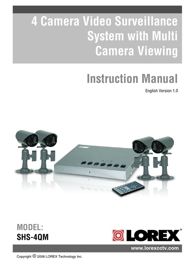 Lorex SHS-4QM Series instruction manual