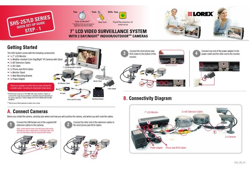 Lorex SHS-2S7LD Series Quick setup guide