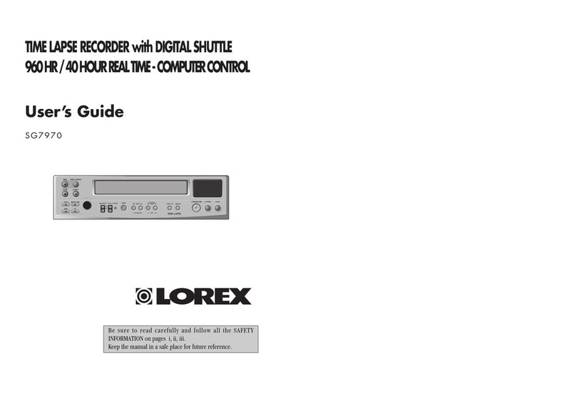 Lorex SG7970 User manual
