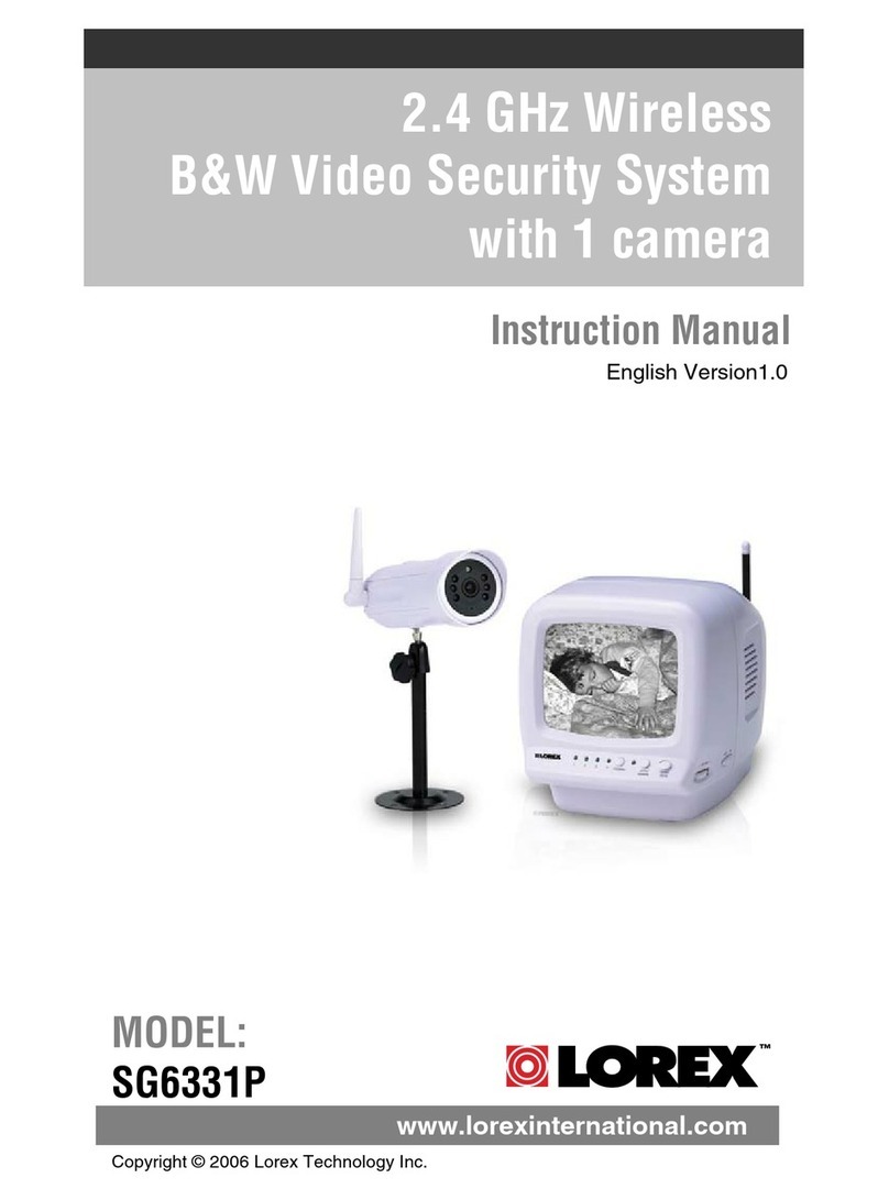 Lorex SG6331P User manual Lorex SG6331P User manual