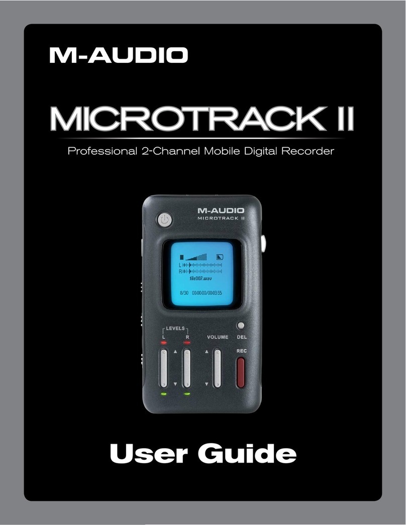 M-Audio MicroTrack II user guide