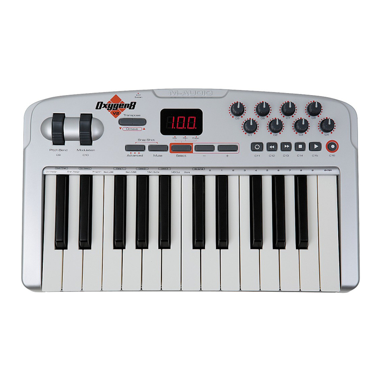 M-Audio Oxygen 49 User manual
