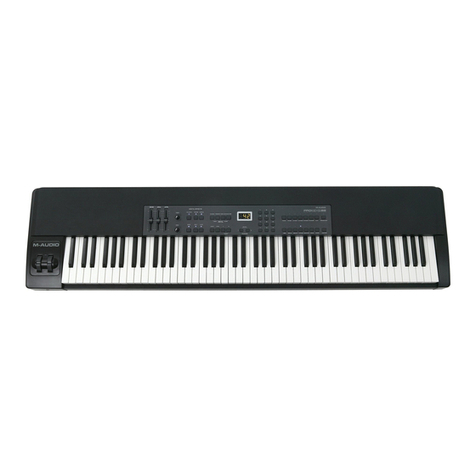 M-Audio ProKeys 88 User manual