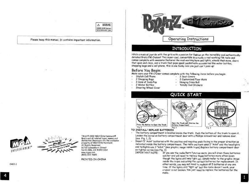 MGA Entertainment 254072 operating instructions