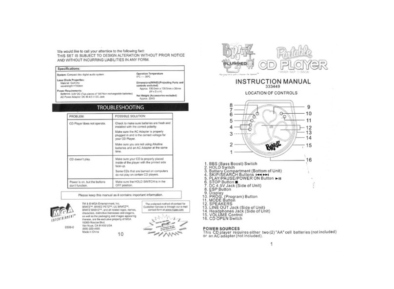 Bratz Plugged In 333449 instruction manual