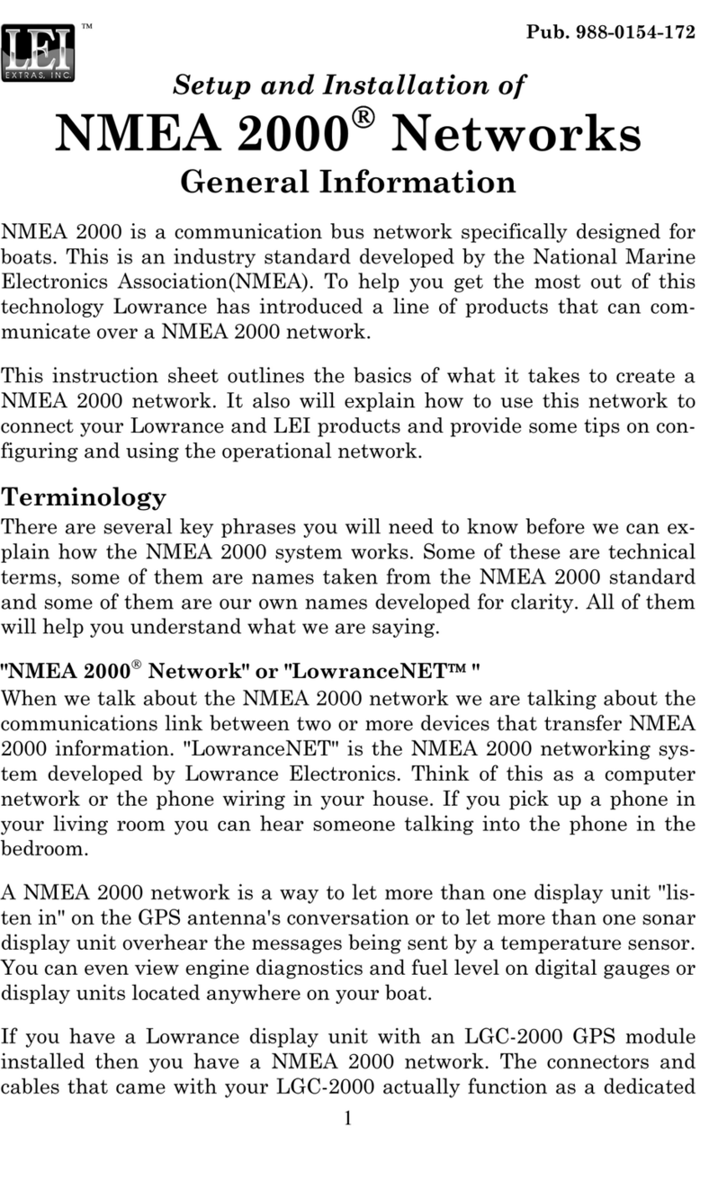 Lowrance General information Pamplet General information