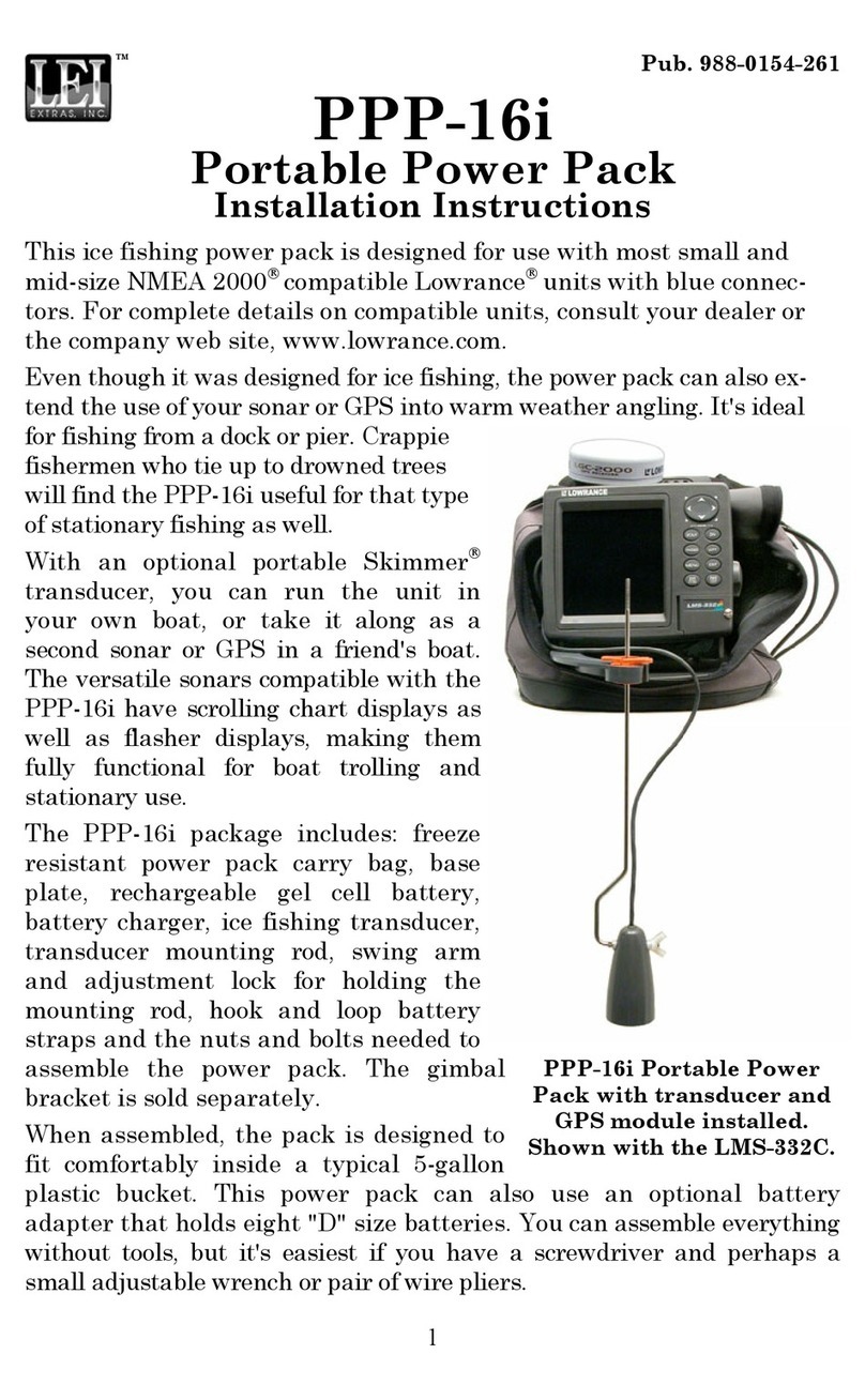 Lowrance 16i installation instructions